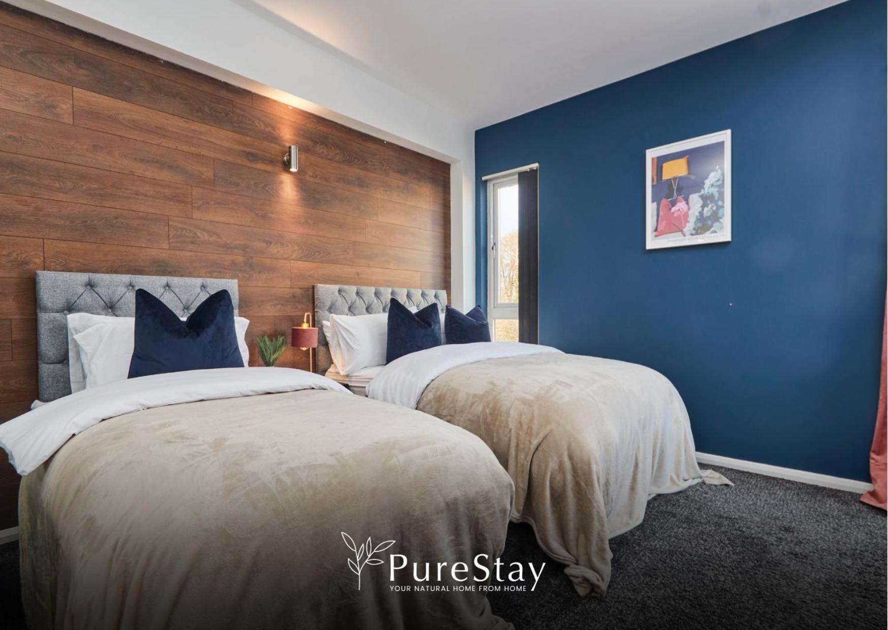 Superb House Manchester Near Etihad With Free Parking Sleeps 8 Dış mekan fotoğraf