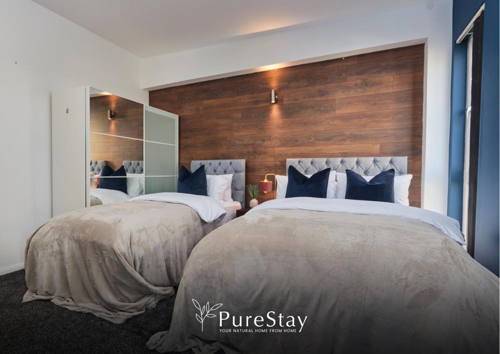 Superb House Manchester Near Etihad With Free Parking Sleeps 8 Dış mekan fotoğraf